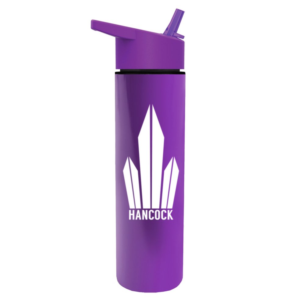 View larger image of Add Your Logo: Slimbo Insulated Bottle with Straw Lid 16oz